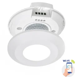 WLAN Smarter PIR Einbau Bewegungssensor dimmbar - IP20 2000W 8m