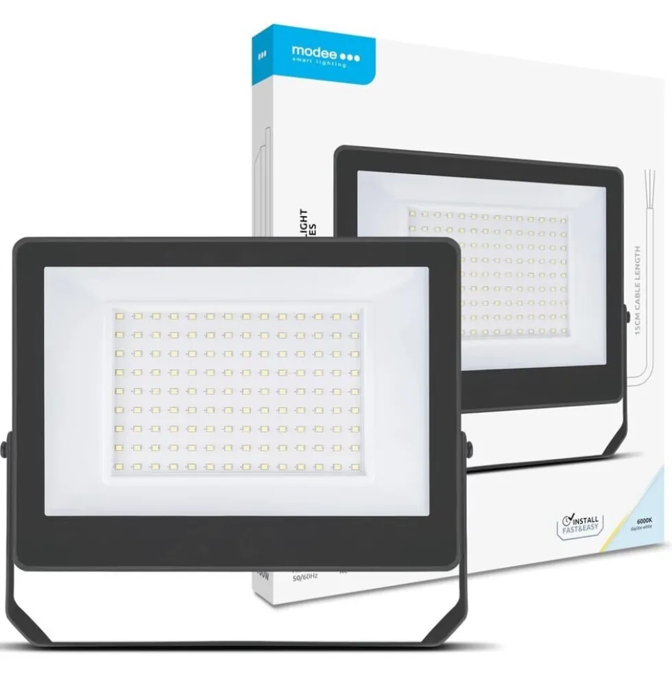 100W - LED Strahler - 6000K Tageslichtweiß - wasserdicht IP65 - entspricht 1000W